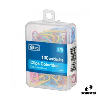 Clips Colorido 100 Unidades - Tilibra (2)