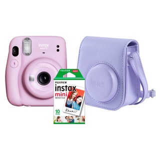 Kit Câmera Instax Mini 11 Instantânea analógica Polaroid Fujifilm + 10 Filmes + Bolsa (4)