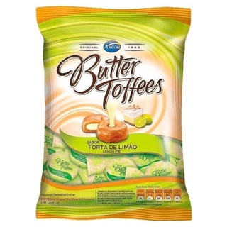 Bala Butter Toffees Limão Arcor 500g