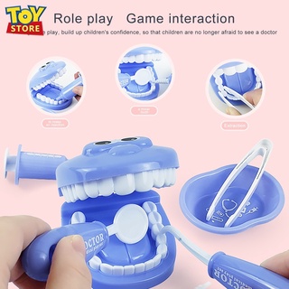 Conjunto De Brinquedo Infantil Para Brincadeira De Dentista / Verificador / Brinquedo/ Dentes / Kit Médico