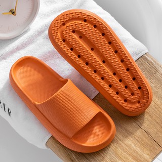New Japanese 4.5cm thick-soled new 2021 soft slippers for men and women in summer bathroom non-slip bath sandals thick-soled household indoor slippers (4)