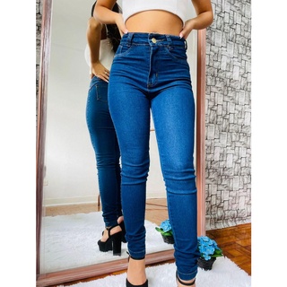 Calça Jeans Feminina Skinny Levanta Bumbum C/ Lycra (Elastano) Modeladora Barata