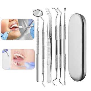 6 Pc / 3 Pc Dental Espelho De Aço Inoxidável Kit De Ferramentas De Dentista Dentista Prepared Dental Tool Set Kit De Cuidados Dente Sonda Instrumento Pinça Hoe Scaler