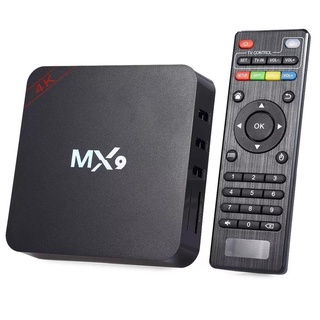 Conversor smart tv box MX9 WiFi 4gb ram 64gb interno Android 10