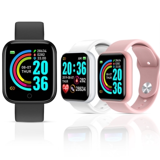 [Promoção] Iwatch Iwatch Y68 Rel Gio Smart / Pulseira de relógio inteligente unissex com Bluetooth / Monitor de freqüência cardíaca / Fitness de corrida D20 (2)