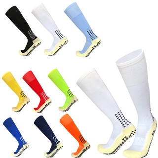 Anti Slip Soccer Knee Socks,Non Slip Football/Basketball/Hockey Sports Grip Socks Thickened Towel Bottom Sweat-absorbing