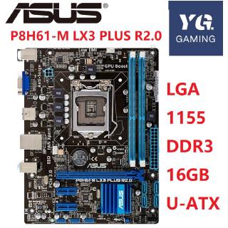 Asus P8H61-M LX3 PLUS R2.0 Desktop Motherboard H61 Socket LGA 1155 i3 i5 i7 DDR3 16G Original Used (1)