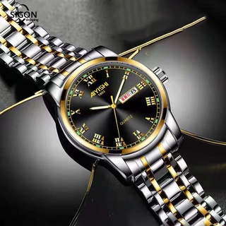 Relógio Relógios de homem Relógios luminosos masculinos À prova d'água Relógios de quartzo masculinos Ultra-fino Calendário duplo Relogio (6)