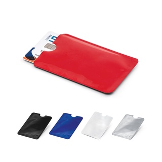5 Und. Porta Cartões Em Alumínio Com Bloqueio De RFID