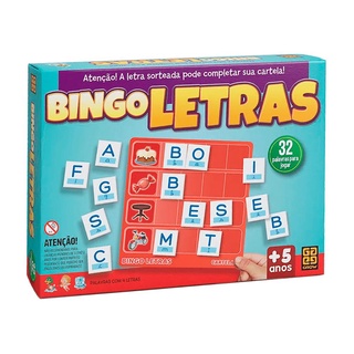 Jogo Bingo Letras