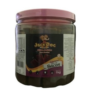 1kg de Bifinho Jack Dog Super Premium Para Cachorros e Adestramento Sabor Bacon 1kg