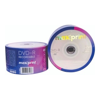 Midia Dvd-r Maxprint 4.7gb/120min 16x Pino C/ 50 Unidades