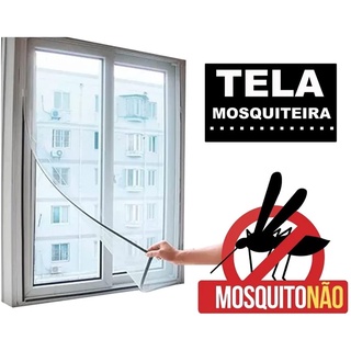 Tela Mosquiteira Janela Anti-inseto Mosquito 150x180 + Fita (5)
