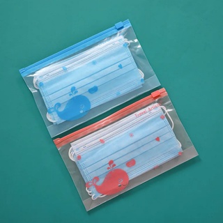 Saco de armazenamento de máscara antibacteriana sub-embalagem saco selado com zíper saco sanitário reutilizável (3)