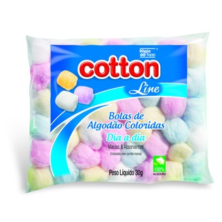 Bolas de Algodão - Cotton - COLORIDA