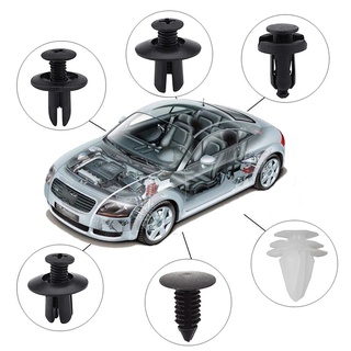 Acessórios Do Carro Painel Rebite Fixadores Kit Auto Fastener Clipe 100 Pcs Rebites De Plástico Clips Bumper Porta Veículo Retentor De Retenção (9)