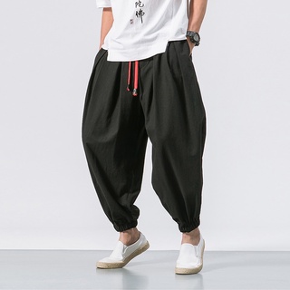 Novo Homens & # 39's Moletom Basculador Harajuku Soltos Harem Pants Sólidos Calças Casuais Masculinos De Grandes Dimensões De Algodão Streetwear 5XL