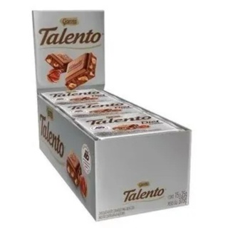 Chocolate Talento Diet 25g Caixa 15 unidades - Zero açúcar