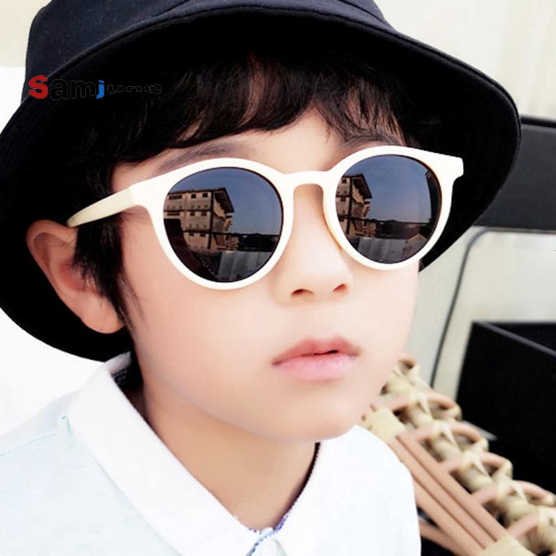 Fashion Kids Sunglasses Round Frame Boys Girls Sun Glasses Children Baby Eyeglasses UV400 Shades