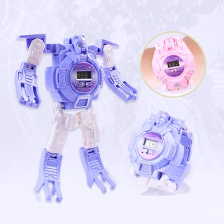 Relógio infantil Disney Transformers Toys Presente de aniversário infantil eletrônico (1)