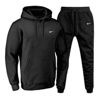 Conjunto Moletom Nike Blusa de Frio + Calça Casaco Masculino e Feminino Promoção