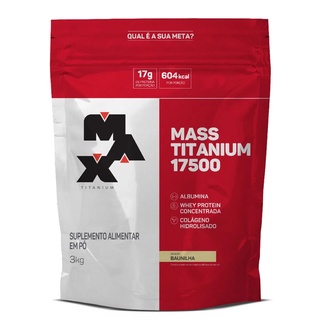 Mass Titanium Refil 3Kg - Max Titanium - Hipercalórico