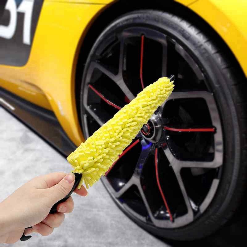Car Wheel Wash Brush/Vehicle Cleaning Brush/Wheel Rims Tire Washing Brush/Auto Scrub Brush/Car Wash Sponges Tools