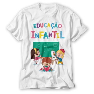 Camiseta Professor educacao infantil blusa personalizada