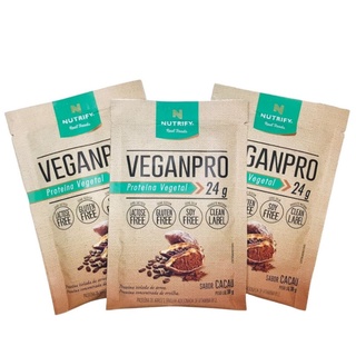 Proteína vegana Vegan Pro Sachê (30g) - Nutrify - Whey Protein Vegetal - Whey Protein Vegano Original