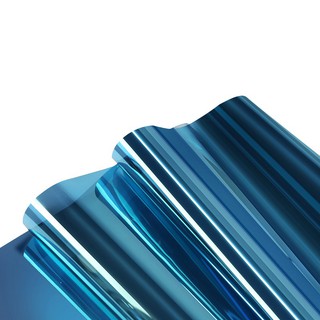 Insulfilm Anti Risco Pelicula Azul Prata Espelhado Automotivo Residencial 0,50 X 0,50 Metros (3)