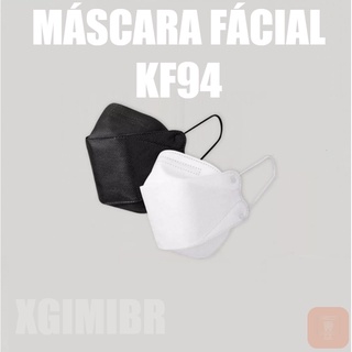 KIT10 UNI. Máscara KF94 Filtro c/4 Camadas KOREAN