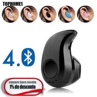 (Promoção) Mini fone de ouvido sem fio S530 / fone de ouvido intra-auricular esportivo Bluetooth tophome