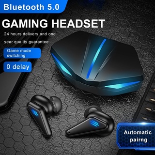 fone de ouvido sem fio bluetooth gamer Headset para jogos 5.0 TWS 9D Com Microfone