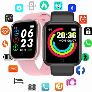 D20s/Y68s Smartwatch 1.44inch Waterpoof Bluetooth Heart Rate Blood Pressure Monitor