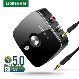 Ugreen Receptor Rca Bluetooth 5.0 Aptx L / 4.1 Sem Fio Adaptador De Áudio Música Para Carro (3.5Mm) (1)