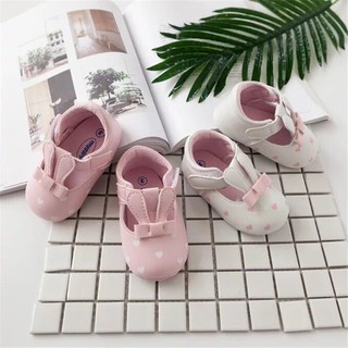 Wannaone Orelhas De Coelho Bebê Recém-Nascido Menina Moda Criança Primeiros Sapatos De Criança