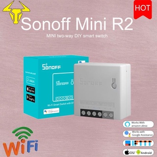 SONOFF MINI two-way DIY smart switch MINI R2 IEEE 802.11 b/g/n 2.4GHZ Nova versão do Interruptor Wifi - Automação Residencial BULLSEYE