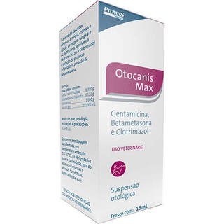 Otocanis Max 15ml - Tratamento De Otites Dos Caes