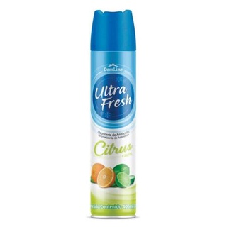 Odorizador e Aromatizante Spray Bom Ar DomLine Ultra Fresh 400ml Citrus