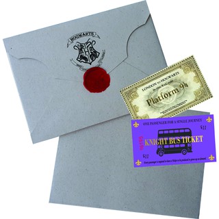 Combo Carta Harry Potter de Aceitação Hogwarts e Carta do Ministério (3)