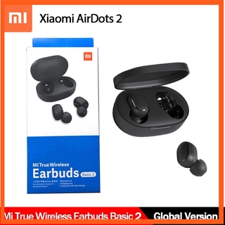 Global Versão Xiao Mi Vermelho Airdots 2 Tws Sem Fio Bluetooth 5.0 Fone De Ouvido