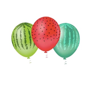 Balão Bexiga Melancia - Sortido - 25 Unid - Pic Pic