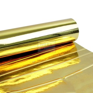 Adesivo Plotter para Envelopamento Metallic Gold Ouro, Cromado Dourado 24k