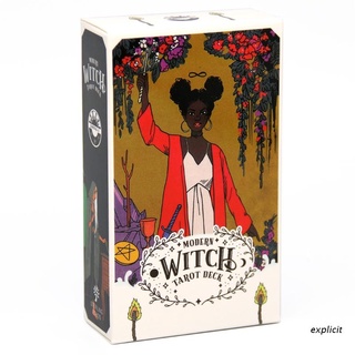 Exp The Modern Witch Tarot 78 Cartões Deck Inglês Oracle Guidance Jogo Placa De Destino Jogo Joga O Cartão Para A Família Partido
