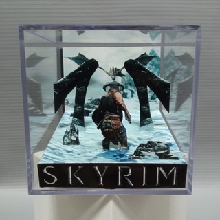 Cubo Diorama Skyrim (1)