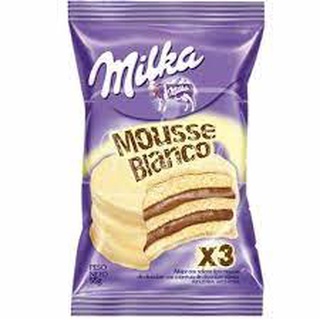 Milka Alfajor Mousse Triple Chocolate Branco 55g