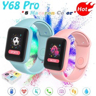 Promotion Y68S D20 Relógio Smart Watch com Bluetooth USB com Monitor Cardíaco Smartwatch Relogio