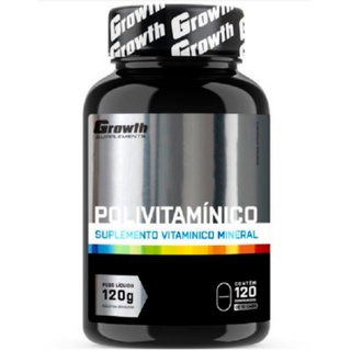Polivitaminico Mastigável Growth - 120 Comprimidos - Growth Supplements