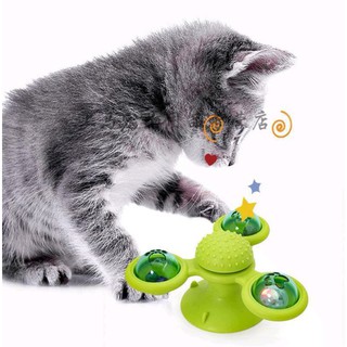 Spinner Brinquedo Interativo Para Gato Com Catnip e Luzes