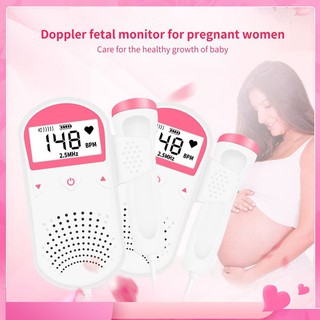 Detector de batimentos cardíacos Doppler fetal Cuidados portátil doméstico para grávidas Medidor